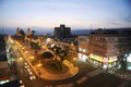 square with cathedral and arc parabolic of tacna peru