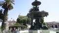 Tacna Peru Main square, ornamental pool wather fountain