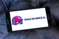 Taco bell fast food logo Royalty Free Stock Photo