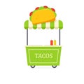 Taco cart icon