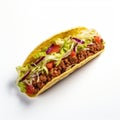 Bold And Clean: Canon Ts-e 17mm F4l Tilt-shift Captures Stunning Taco On White Background