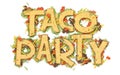 Taco Party Flyer