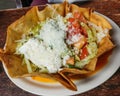 Taco Salad in Flour Tortilla Bowl Royalty Free Stock Photo