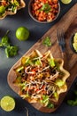 Taco Salad in a Tortilla Bowl Royalty Free Stock Photo