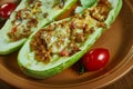 Taco Stuffed Summer Squash Boats