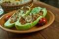 Taco Stuffed Summer Squash Boats