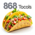 Taco Tableau Tools, Isolated on Transparent Background Royalty Free Stock Photo