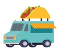 taco truck design Royalty Free Stock Photo