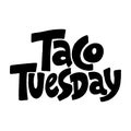 Taco Tuesday Royalty Free Stock Photo