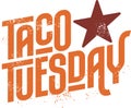 Taco Tuesday Restaurant Text Banner