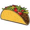 Taco Royalty Free Stock Photo