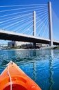 Tacoma downtown from the water while kayaking