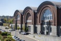 Tacoma, WA USA - circa August 2021: View of the exterior of the Washington State History Museum downtown