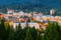 Tacoma, Washington, USA downtown skyline on Commencement Bay Royalty Free Stock Photo