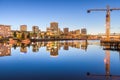 Tacoma, Washington, USA downtown skyline at dusk Royalty Free Stock Photo