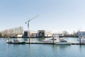 Tacoma, Washington, USA. March 2021. Boats on Puget Sound and Port