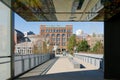 Tacoma, Washington, USA. March 2021. Bridge walk at the Glass Museum Royalty Free Stock Photo