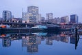 Tacoma Waterfront Thea Foss Waterway Tide Flats Royalty Free Stock Photo