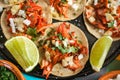 Tacos al pastor, mexican taco, street food in mexico city Royalty Free Stock Photo