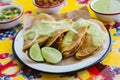 Tacos de canasta is traditional mexican food in Mexico city Royalty Free Stock Photo