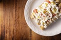 Tacos Dorados Closeup Flatlay Royalty Free Stock Photo