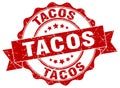tacos seal. stamp