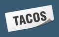 tacos sticker.