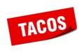 tacos sticker.