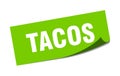 tacos sticker.