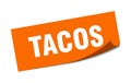 tacos sticker.