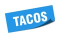 tacos sticker.