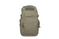 Tactical backpack color khaki front view isolated on white background equipment military tourist Royalty Free Stock Photo