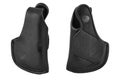 A tactical leather holster without gun. Isolated