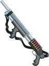 Tactical Shotgun Vector Illustration Royalty Free Stock Photo