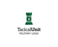 Tactical unit-military logo template