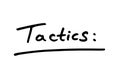Tactics Royalty Free Stock Photo
