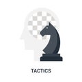 Tactics icon concept
