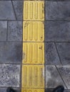 Tactile paving as a system of textured ground surface indicators