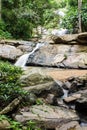 Tad Mork Water Fall in Maerim , Chiangmai Thailand