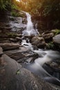 Tad Mork waterfalls north in thailand,Chiangmai,Thailand