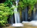 Tad-Pa Suam waterfall Royalty Free Stock Photo