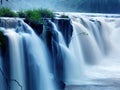 Tad-Pa Suam waterfall Royalty Free Stock Photo