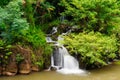 The Tad Pha Souam waterfall, Laos. Royalty Free Stock Photo