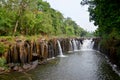 Tad Pha Suam waterfall in Pakse, Champasak, Laos Royalty Free Stock Photo