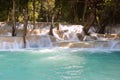Tad Sae Waterfall, Luang Prabang Royalty Free Stock Photo