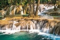 Tad Sae waterfall, Luang Prabang, Laos Royalty Free Stock Photo