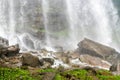 Tad TaKet waterfall, A big waterfall in deep forest at Bolaven plateau, Ban Nung Lung, Pakse, Laos Royalty Free Stock Photo