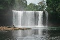 Tad Thum Jum Pee Waterfall in Paksong District