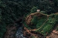 Tad Yuang Waterfall Champasak, southern Laos. Beautiful viewpoint in green forest