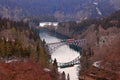 Tadami River Bridge Viewpoint at Kawai, Mishima, Onuma District,